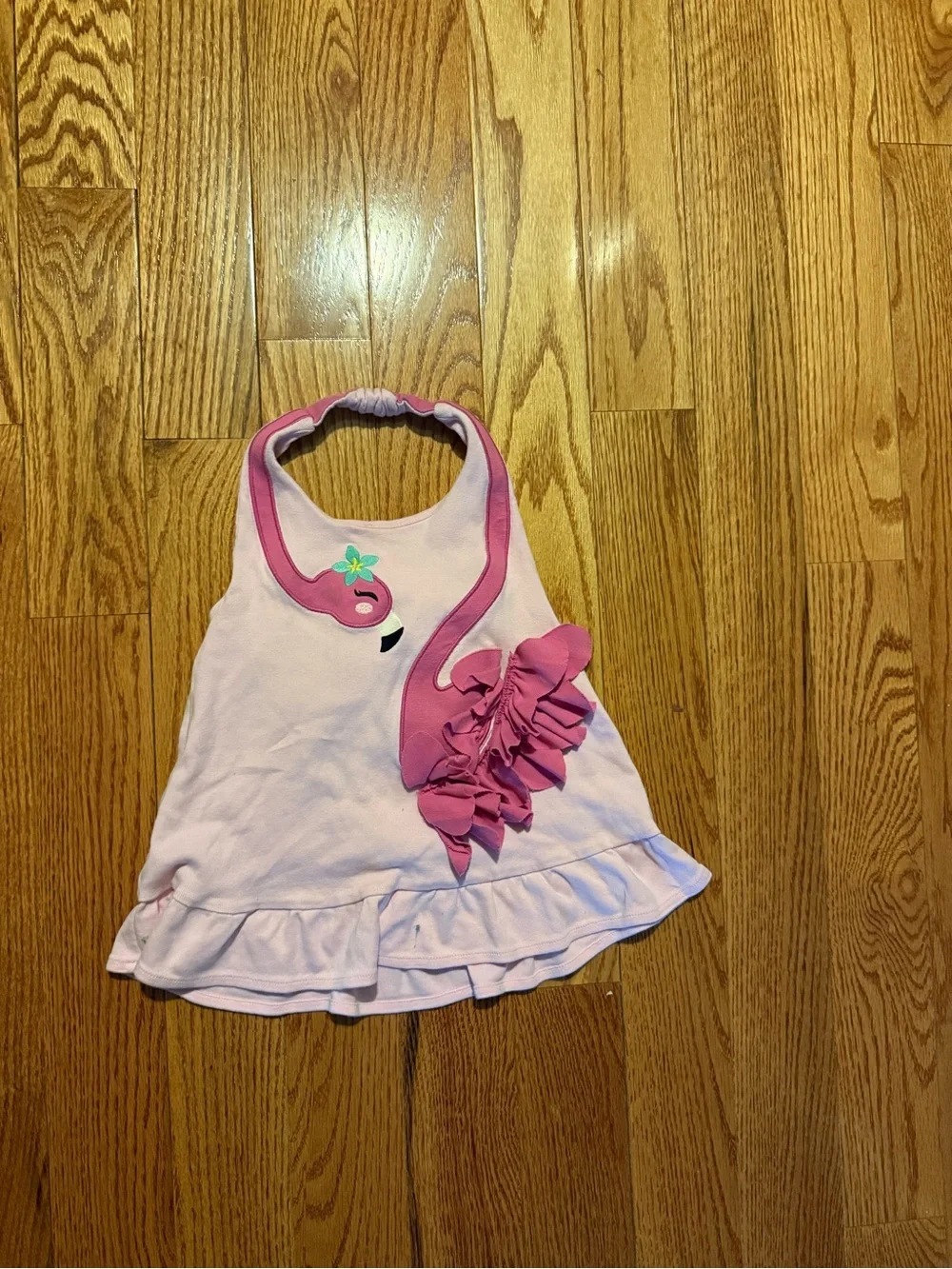 Gymboree Pink Flamingo Ruffle Top